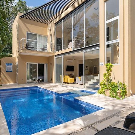 Tulum Private Modern Villa-Pool Beds-Ac-Internet-Parking-Grill Exteriör bild