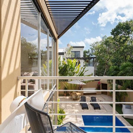 Tulum Private Modern Villa-Pool Beds-Ac-Internet-Parking-Grill Exteriör bild