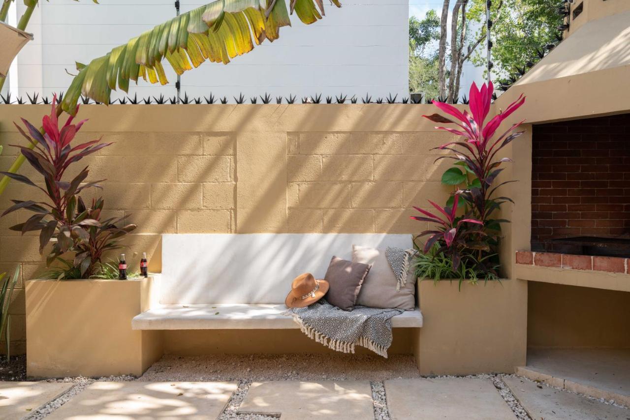 Tulum Private Modern Villa-Pool Beds-Ac-Internet-Parking-Grill Exteriör bild