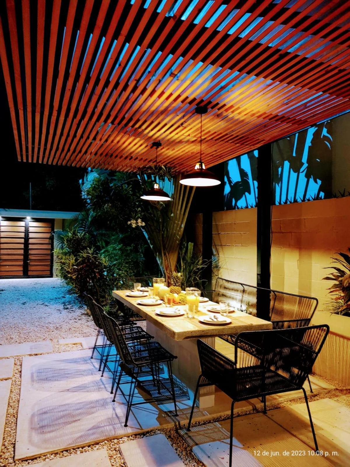 Tulum Private Modern Villa-Pool Beds-Ac-Internet-Parking-Grill Exteriör bild